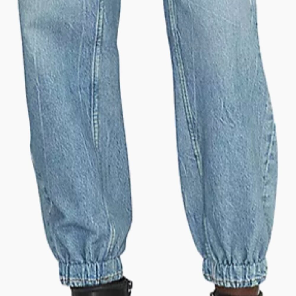 rag & bone Light Blue Denim Jogger Pants - Picture 2 of 9